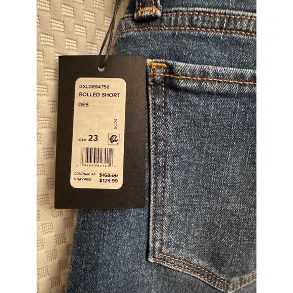 Joe's Jeans Mid-Rise Cuffed Denim Shorts XS - Picture 4 of 6